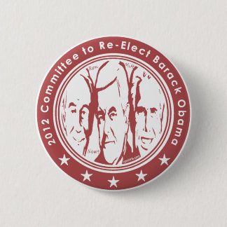Chapa Redonda De 5 Cm Comité para reelegir a Barack Obama en 2012