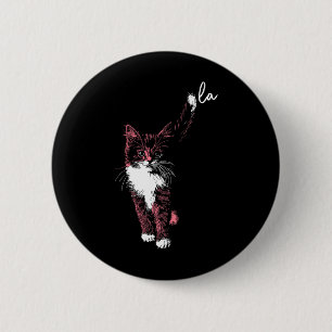 Chapa Redonda De 5 Cm Comma La Kamala Harris Cat Kitten Cute Adorable Ta