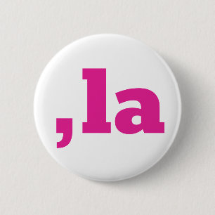Chapa Redonda De 5 Cm Comma La Kamala Harris - diseño de texto personali