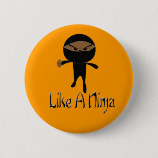 Chapa Redonda De 5 Cm Como un Ninja