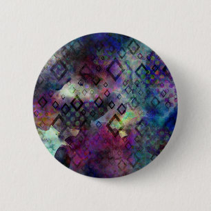 Chapa Redonda De 5 Cm Compartimiento de acuarela colorido de tormenta co