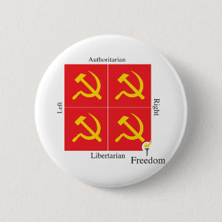 Chapa Redonda De 5 Cm Compás político libertario de Ancap