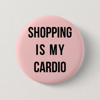Chapa Redonda De 5 Cm Comprar es mi cardio en rosa