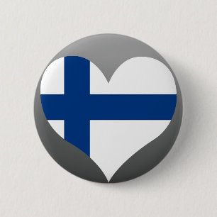 Chapa Redonda De 5 Cm Compre la bandera de Finlandia
