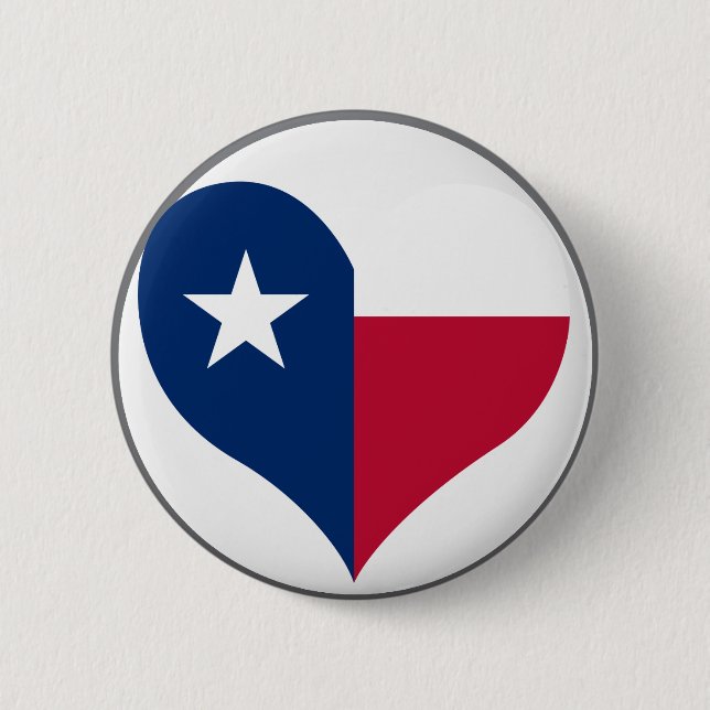 Chapa Redonda De 5 Cm Compre la bandera de Tejas (Anverso)