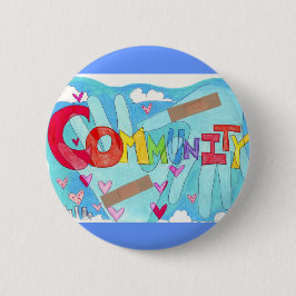 Chapa Redonda De 5 Cm Comunidad de la reconstrucción