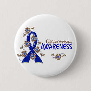 Chapa Redonda De 5 Cm Conciencia 6 Dysautonomia