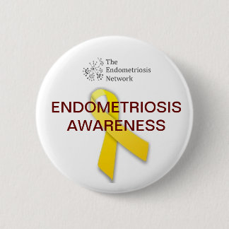 Chapa Redonda De 5 Cm Conciencia de la endometriosis