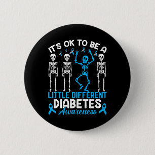 Chapa Redonda De 5 Cm Conciencia de mamá guerrera de la diabetes es buen