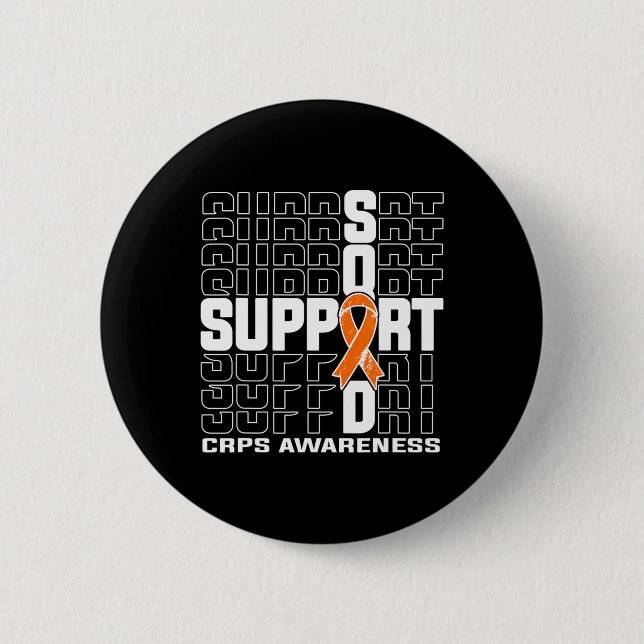 Chapa Redonda De 5 Cm Conciencia de Squad CRPS (Anverso)