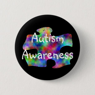 Chapa Redonda De 5 Cm Conciencia del autismo