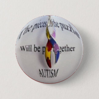 Chapa Redonda De 5 Cm conciencia del autismo