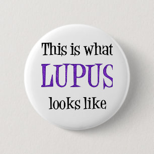 Chapa Redonda De 5 Cm Conciencia del lupus