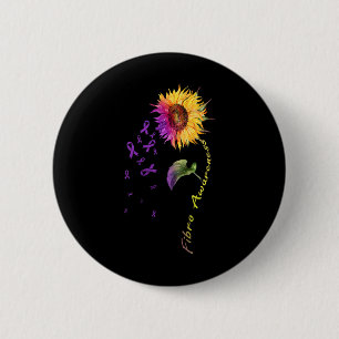 Chapa Redonda De 5 Cm Conciencia Fibro del girasol