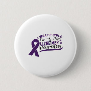 Chapa Redonda De 5 Cm Conciencia Heimerheimer Heimerheimer Demencia Seni