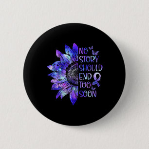 Chapa Redonda De 5 Cm Conciencia, ninguna historia debería terminar muy 