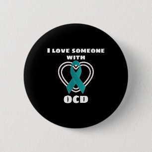 Chapa Redonda De 5 Cm Conciencia Ocd Que Amo A Alguien Con Ocd