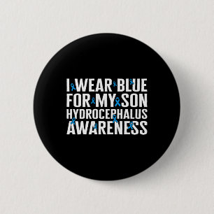 Chapa Redonda De 5 Cm Conciencia Que Uso Azul Para Mi Hijo Ribbon Neuros