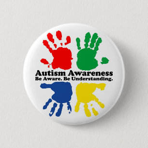 Chapa Redonda De 5 Cm Conciencia sobre el autismo