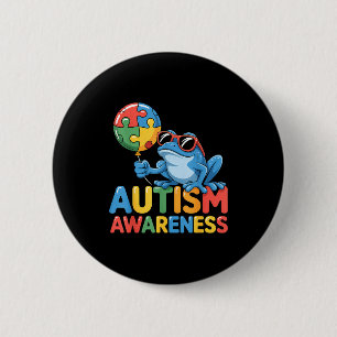 Chapa Redonda De 5 Cm Conciencia sobre el autismo autista