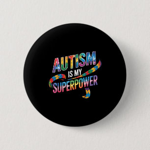 Chapa Redonda De 5 Cm Conciencia sobre el autismo autista