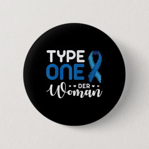 Chapa Redonda De 5 Cm Conciencia sobre la diabetes tipo 1 - Diabetic T1d