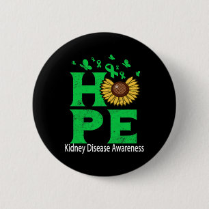Chapa Redonda De 5 Cm Conciencia sobre la enfermedad renal