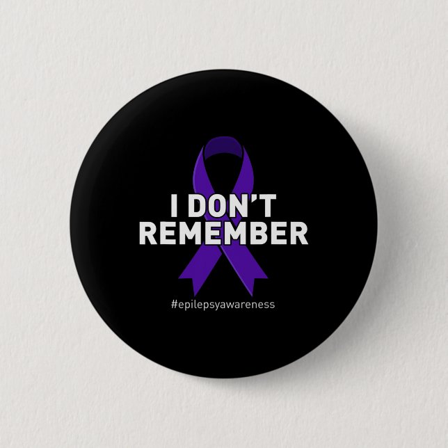 Chapa Redonda De 5 Cm Conciencia sobre la epilepsia (Anverso)