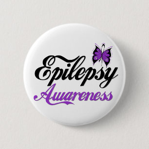 Chapa Redonda De 5 Cm Conciencia sobre la epilepsia