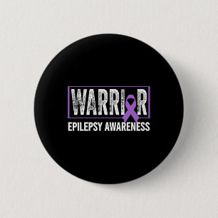 Chapa Redonda De 5 Cm Conciencia sobre la epilepsia - Guerrero de la con