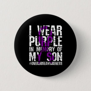 Chapa Redonda De 5 Cm Concienciación internacional sobre sobredosis: usa