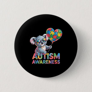 Chapa Redonda De 5 Cm Concienciación sobre el autismo