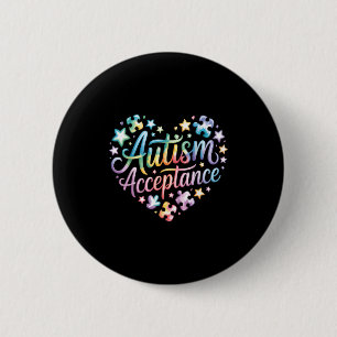 Chapa Redonda De 5 Cm Concienciación sobre el autismo