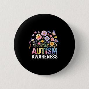Chapa Redonda De 5 Cm Concienciación sobre el autismo autista