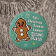 Chapa Redonda De 5 Cm Concurso Retro Gingerbread Feo de Xmas Sweater (Subido por el creador)