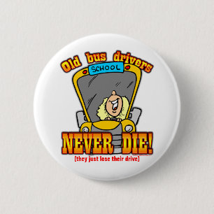 Chapa Redonda De 5 Cm Conductores del autobús