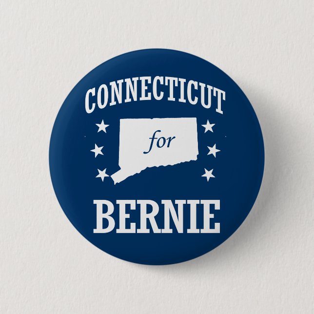 CHAPA REDONDA DE 5 CM CONECTICUACIÓN PARA BERNIE SANDERS (Anverso)