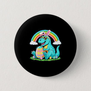 Chapa Redonda De 5 Cm Conejito de dinosaurio lindo huevo feliz Eastrawr