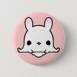 Chapa Redonda De 5 Cm Conejito de Kawaii (usted cambia el fondo!)