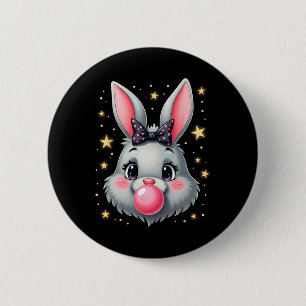 Chapa Redonda De 5 Cm Conejito de Pascua Lindo Chicle Bomba 2 
