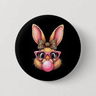 Chapa Redonda De 5 Cm Conejito de Pascua lindo con chicle para chicas y 