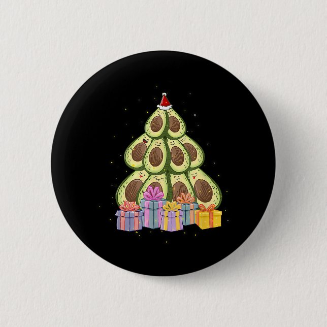 Chapa Redonda De 5 Cm Conejo con suéter de Navidad Xmas Rabbit Navidad (Anverso)