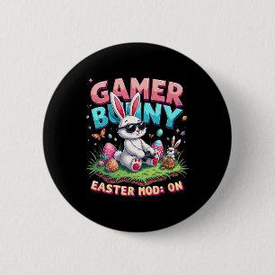 Chapa Redonda De 5 Cm Conejo de Pascua divertido para jugadores Mod On d