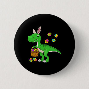 Chapa Redonda De 5 Cm Conejo de Pascua Orejas de Dinosaurio Rellenos de 