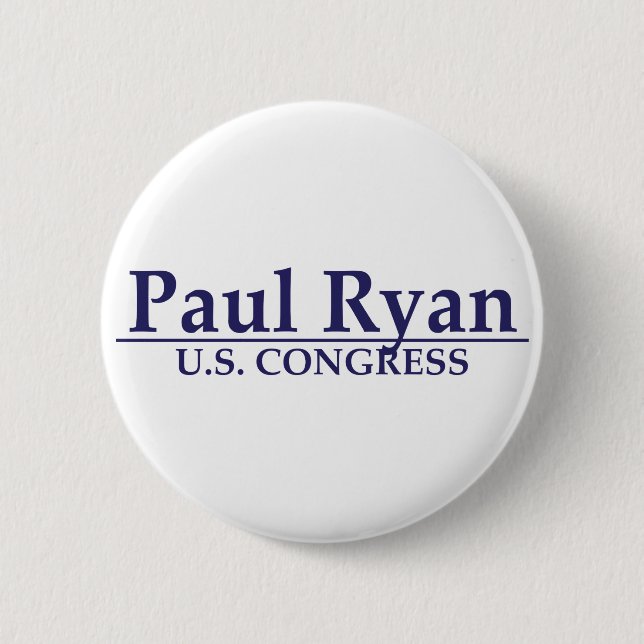Chapa Redonda De 5 Cm Congreso de Paul Ryan los E.E.U.U. (Anverso)