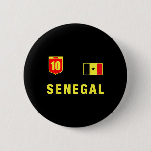 Chapa Redonda De 5 Cm Conjunto de Senegal Verde Ropa de Senegal Diseño d