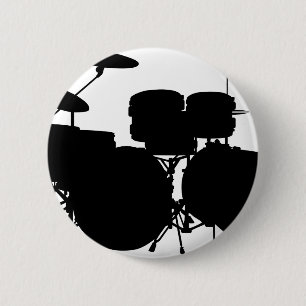 Chapa Redonda De 5 Cm Conjunto de tambores