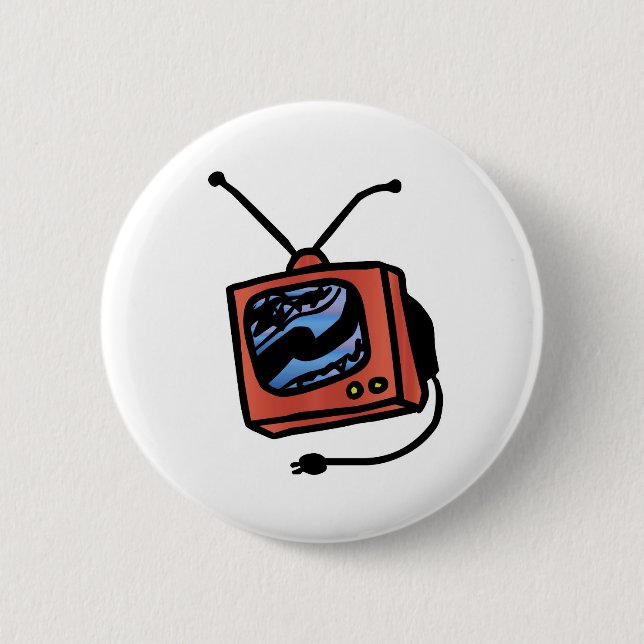 Chapa Redonda De 5 Cm Conjunto de Tv (Anverso)
