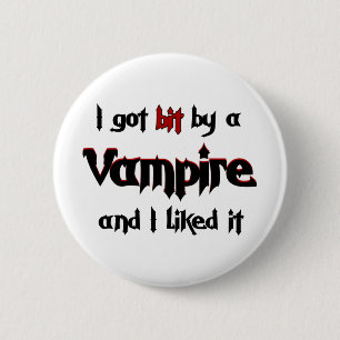 Chapa Redonda De 5 Cm Conseguí el pedazo de un vampiro