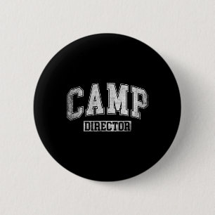 Chapa Redonda De 5 Cm Consejero Director de Campamento Diseño Divertido